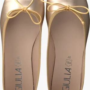 Giulia Ballerines G.12.ballerina En Or Nouvelle Collection 18