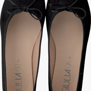 Giulia Ballerines G.12.ballerina En Noir Livraison gratuite 18