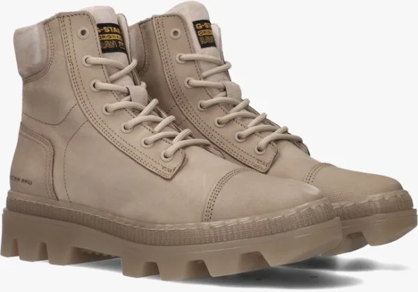 G-star Raw Noxer Hgh Nub W Bottines à Lacets En Camel guranteed de qualité 3