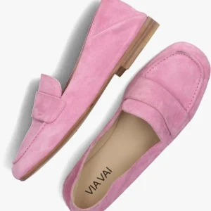 Via Vai Indiana Cleo Loafers En Rose destockage 15