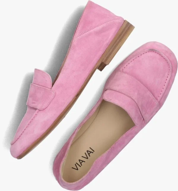 Via Vai Indiana Cleo Loafers En Rose destockage 6