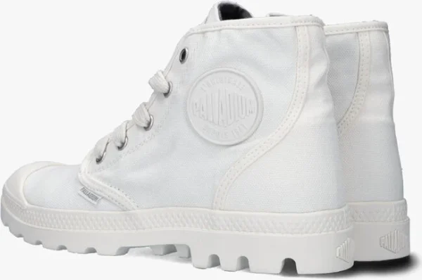 Palladium Womens Pampa Hi Bottines à Lacets En Blanc Promotio de vente 4