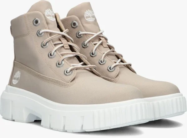 Satisfait ou Remboursé Timberland Greyfield Fabric Boot Bottines à Lacets En Beige 3