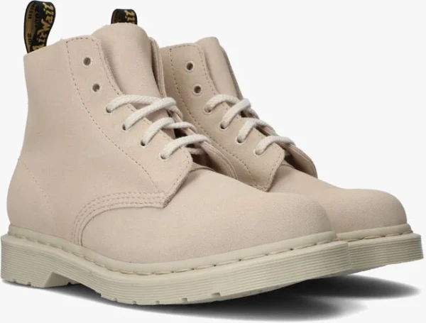 Dr. Martens Dr Martens 101 Mono Bottines à Lacets En Beige vente pas cher en ligne 3