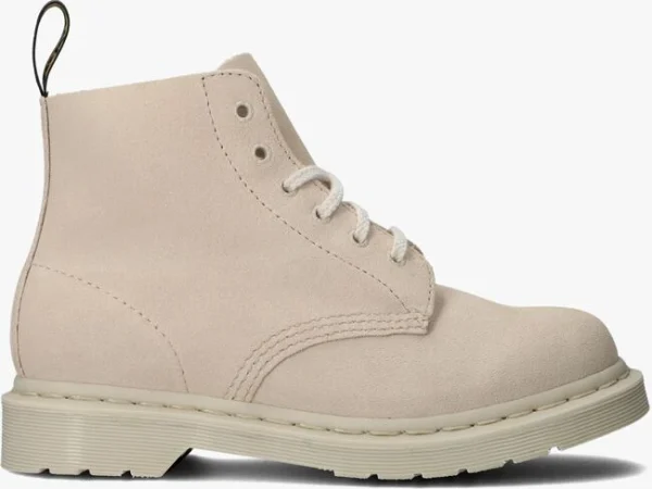 Dr. Martens Dr Martens 101 Mono Bottines à Lacets En Beige vente pas cher en ligne 1