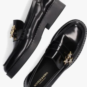 soldes pas cher Scotch & Soda Emma Loafers En Noir 16