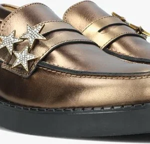 magasin solde Scotch & Soda Emma Loafers En Bronze 9