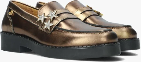 magasin solde Scotch & Soda Emma Loafers En Bronze 3