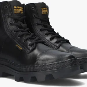 Retour Facile et Gratuit G-star Raw Noxer Hgh Lea Nyl W Bottines à Lacets En Noir 10