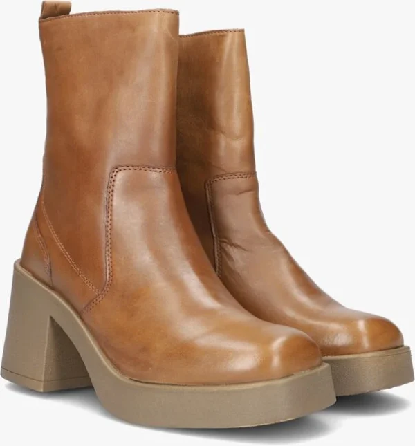 boutique en ligne france Omoda Lpbomma-08 Bottines En Cognac 3