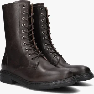 Shabbies 184020151 Bottines à Lacets En Marron soldes pas cher 9