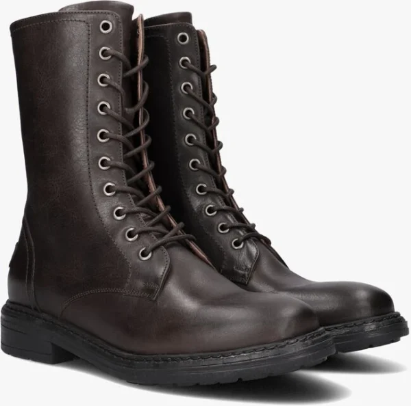 Shabbies 184020151 Bottines à Lacets En Marron soldes pas cher 3