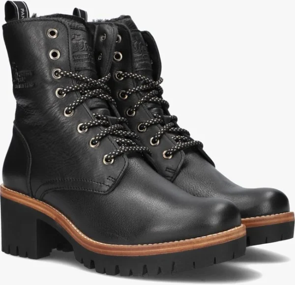 vente luxe pas cher Panama Jack Padma B2 Bottines à Lacets En Noir 3