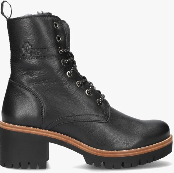 vente luxe pas cher Panama Jack Padma B2 Bottines à Lacets En Noir 1