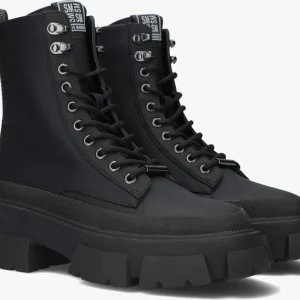 Steve Madden Forecast Bottines à Lacets En Noir marque pas cher en ligne 9