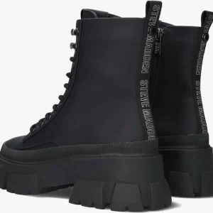 Steve Madden Forecast Bottines à Lacets En Noir marque pas cher en ligne 11