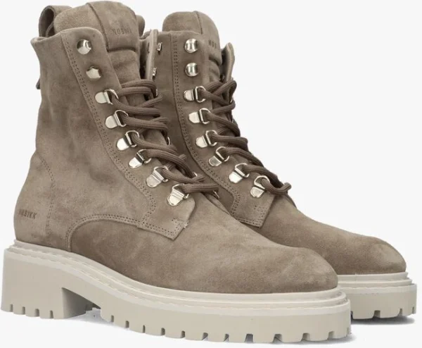 Neuve avec étiquette Nubikk Frankie June Bottines à Lacets En Taupe 3