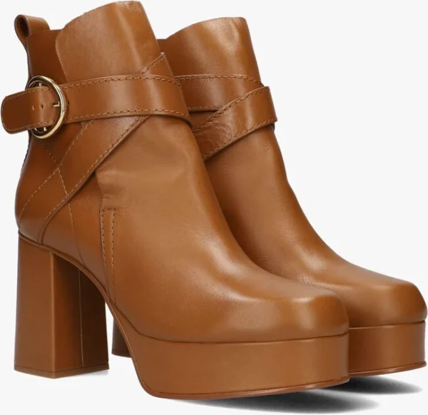 pas cher en ligne See By Chloé Lyna Bottines En Cognac 3