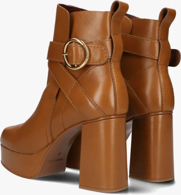 pas cher en ligne See By Chloé Lyna Bottines En Cognac 4