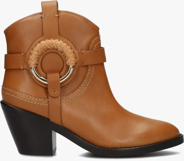 See By Chloé Hana 39065 Bottines En Cognac à prix promos 1