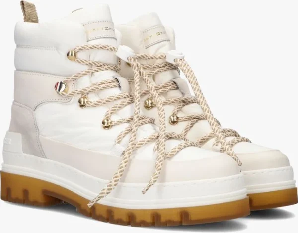 Tommy Hilfiger Laced Outdoor Boot Bottines à Lacets En Blanc boutiqued pas cher 3