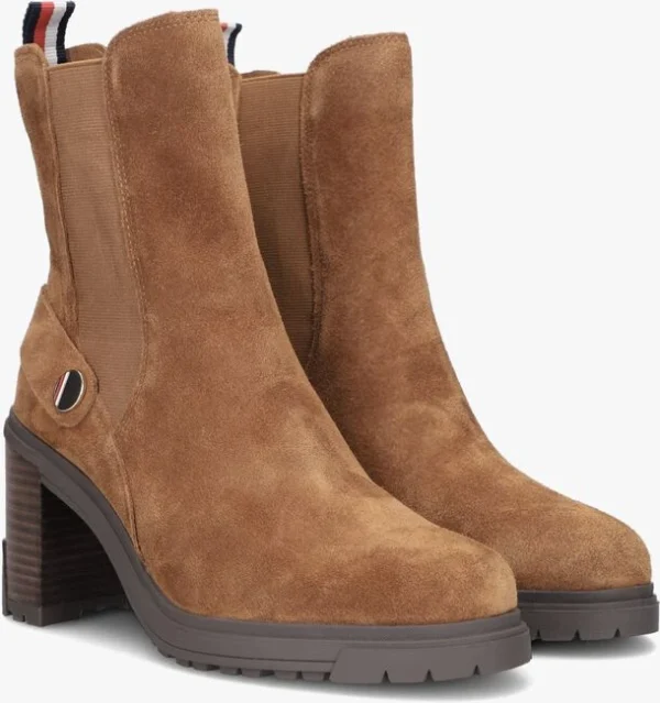 Tommy Hilfiger Outdoor High Heel Boot Bottines En Marron exclusivement disponibles 3