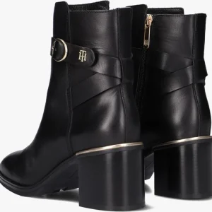 luxe soldes Tommy Hilfiger Th Belt Heeled Boot Bottines En Noir 12