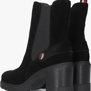 Tommy Hilfiger Outdoor High Heel Boot Bottines En Noir Distributeur Officiel 12