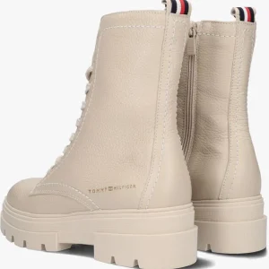 Tommy Hilfiger Monochromatic Lace Up Boot Bottines à Lacets En Beige REMISE allant 12