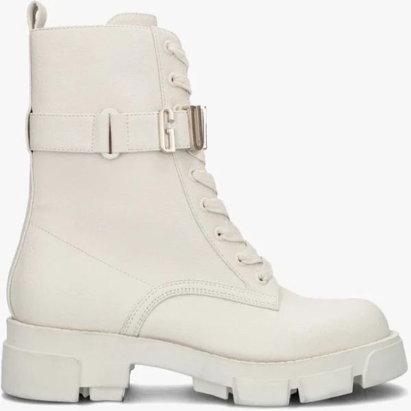 boutique pas cher Guess Madox Bottines à Lacets En Blanc 1