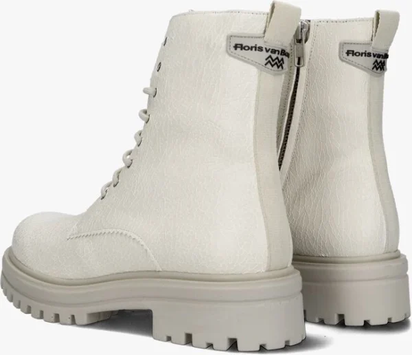 Floris Van Bommel Sfw-50125 Bottines à Lacets En Blanc Pas Cher soldes France 4