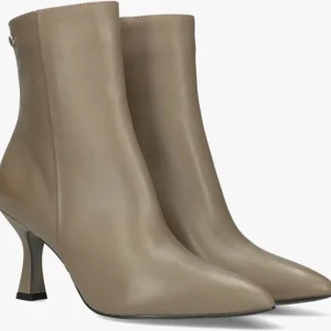 Notre-v 8739 Bottines En Taupe Pas Cher Magasin Soldes 9