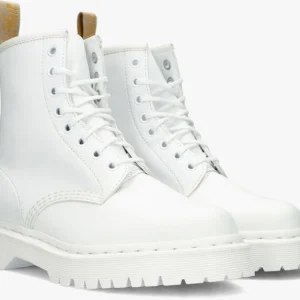 Dr. Martens Dr Martens Vegan 1460 Bex Mono Bottines à Lacets En Blanc ﻿soldes 10