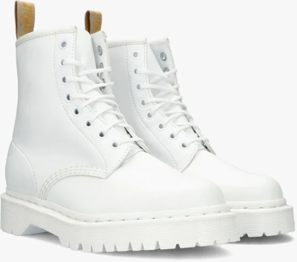 Dr. Martens Dr Martens Vegan 1460 Bex Mono Bottines à Lacets En Blanc ﻿soldes 3