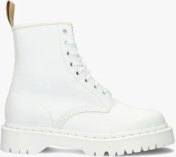 Dr. Martens Dr Martens Vegan 1460 Bex Mono Bottines à Lacets En Blanc ﻿soldes 1