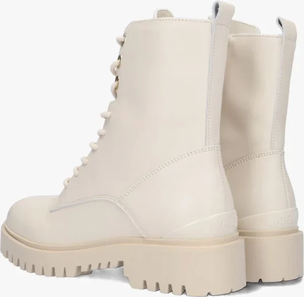 Officielle Guess Olone Bottines à Lacets En Blanc 4