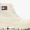 à prix d'occasion Tommy Jeans Tommy Jeans Foxing Bottines à Lacets En Blanc 19