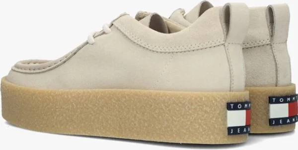 Tommy Jeans Tommy Jeans Suede Sh Chaussures à Lacets En Beige fashion pas cher 4