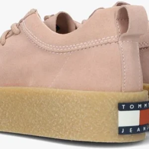 Tommy Jeans Tommy Jeans Suede Sh Chaussures à Lacets En Rose prix pas cher 12