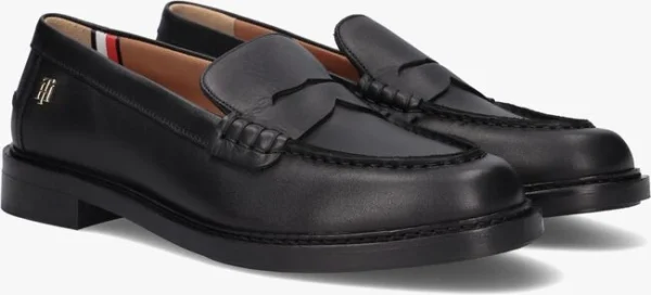 Tommy Hilfiger Th Flappy Flat Loafer Loafers En Noir Satisfait ou Remboursé 3