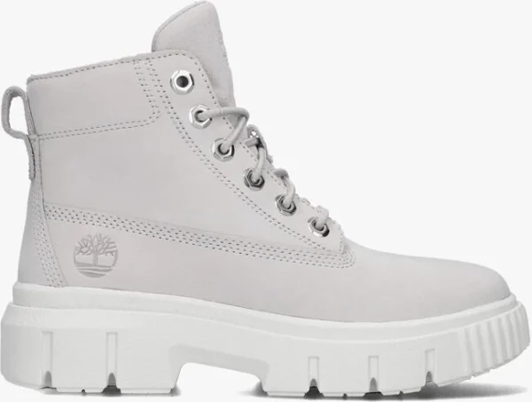 boutique paris Timberland Greyfield Leather Boot Bottines à Lacets En Gris 1