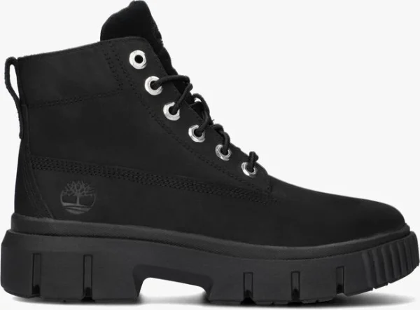 Timberland Greyfield Leather Boot Bottines à Lacets En Noir Livraison Standard/Rapide 1