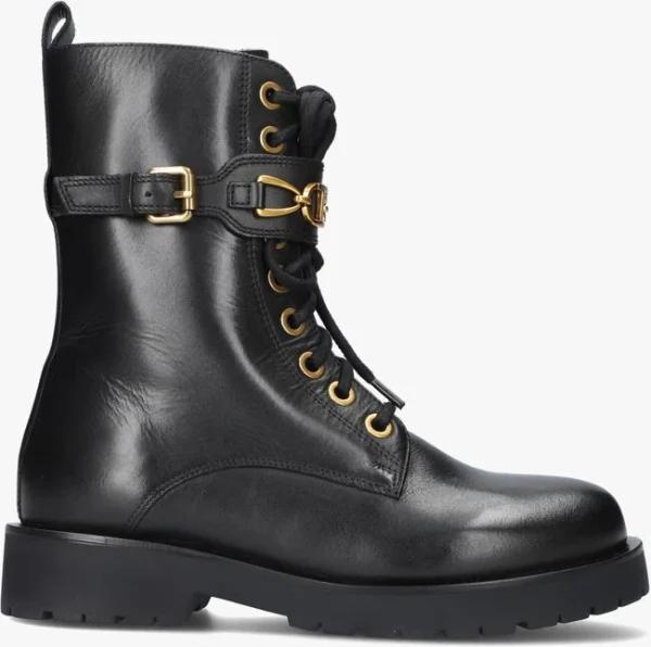 Twinset Milano 222tcp014 Bottines à Lacets En Noir Prestation Et Rapide 1