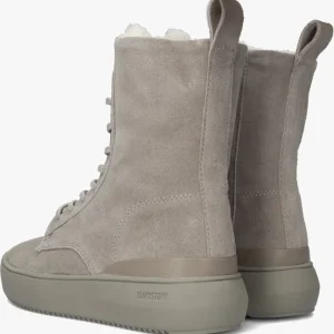 Paris Blackstone Yl67 Bottines à Lacets En Beige 12