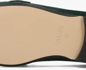 Via Vai Indiana Leaf Loafers En Vert soldes de Noël 13