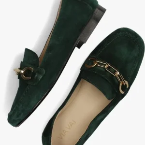 Via Vai Indiana Leaf Loafers En Vert soldes de Noël 15