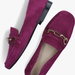 De Qualité Via Vai Indiana Leaf Loafers En Violet 15