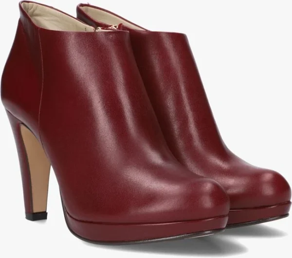 Nø Noë Nabla Enkellaars Bottines En Rouge boutique pas cher 3