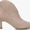 qualité supérieure Via Vai Noelle Bottines En Beige 17