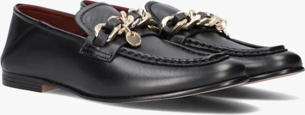 outlet Tommy Hilfiger Chain Loafer Loafers En Noir 3